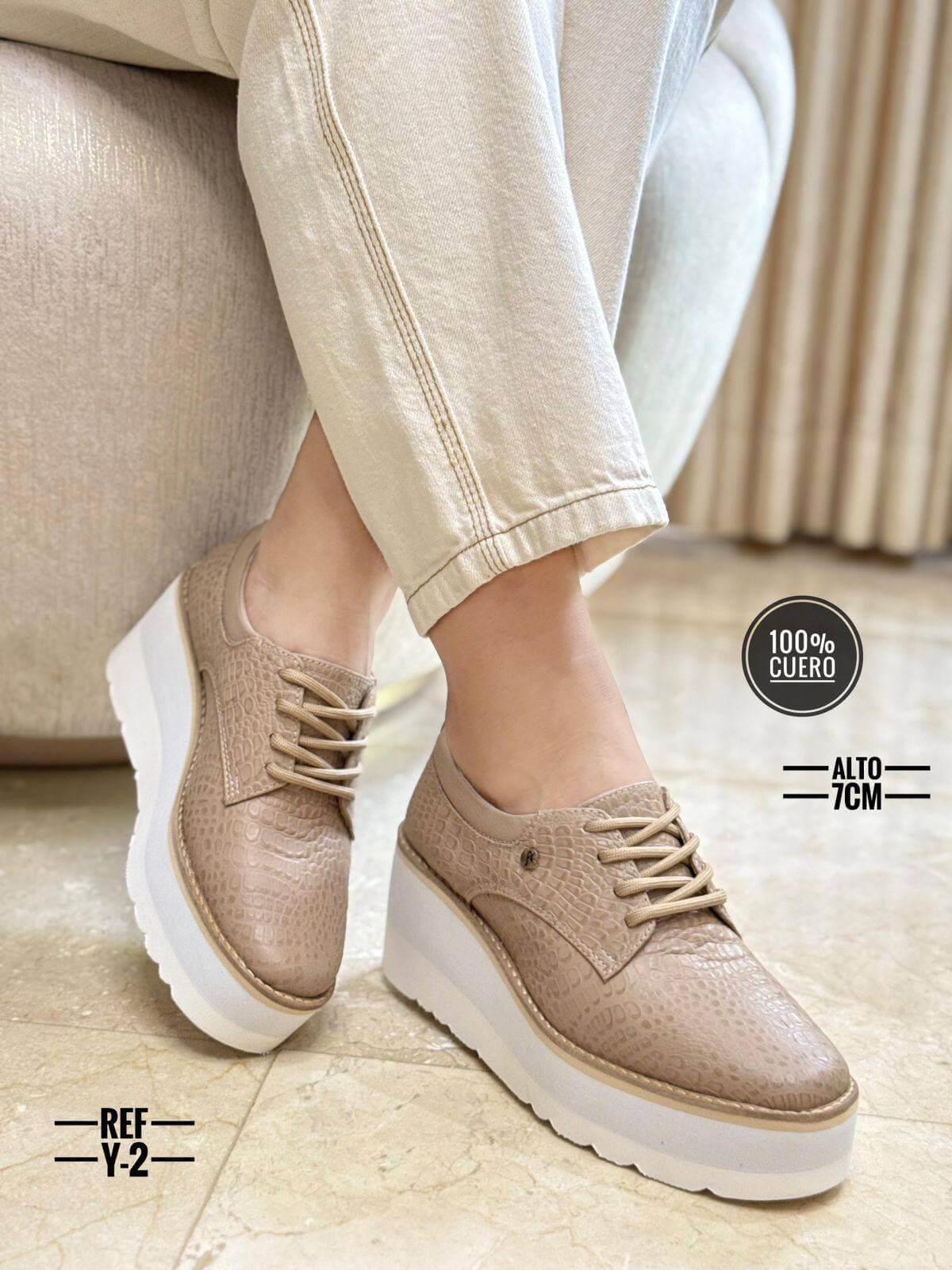 Zapatos oxford cuero