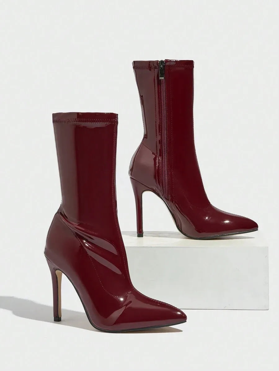 Botas de tobillo con punta afilada