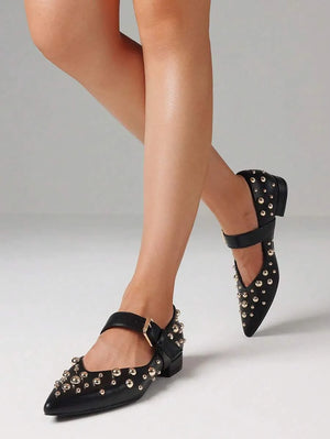 Zapatillas de ballet con remaches