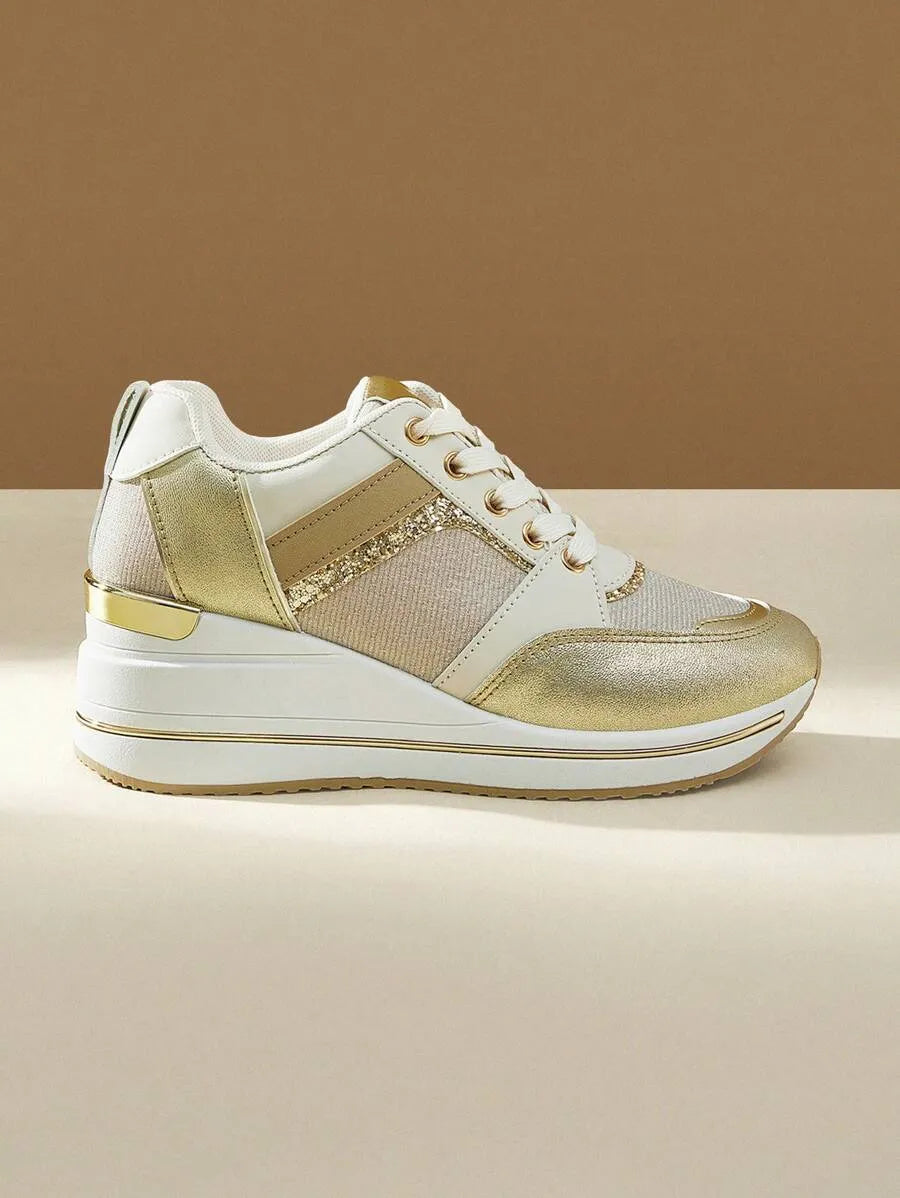 Tenis tacon de tacon para mujer