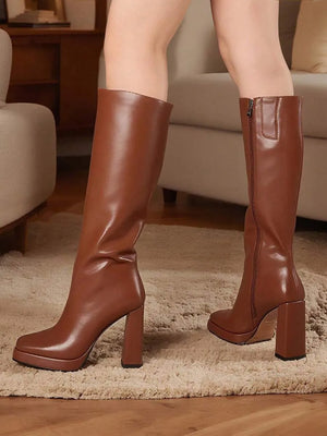 Botas altas hasta la rodilla para mujer