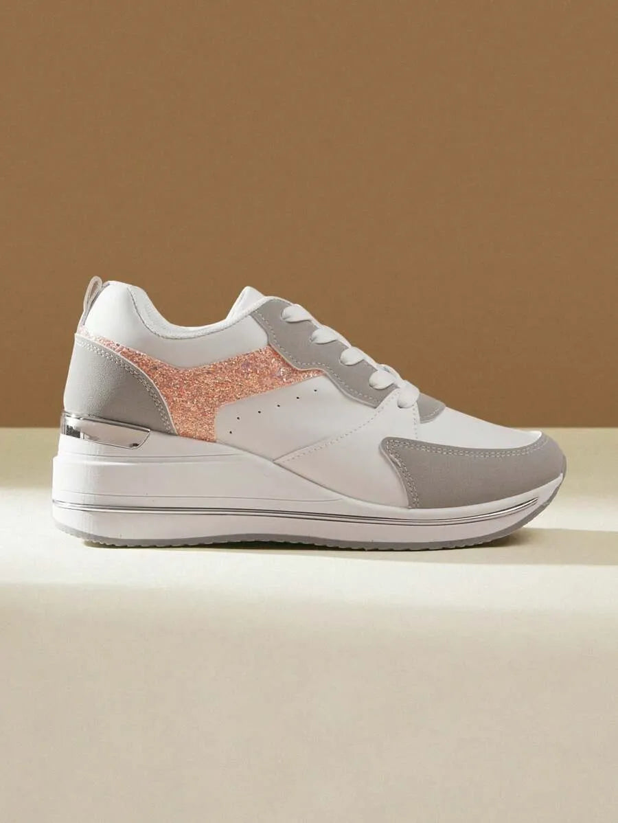 Tenis tacon de tacon para mujer