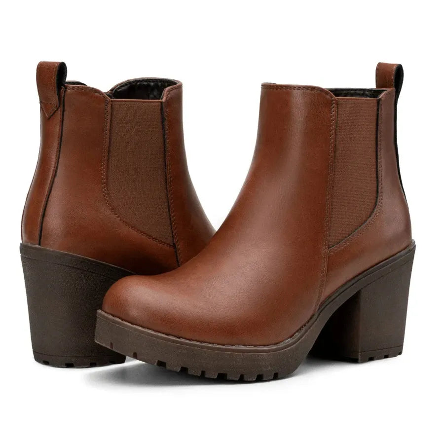 Botas de moda de mujer Cremallera lateral