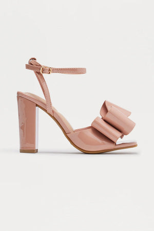 Zapatos de tacon lazo