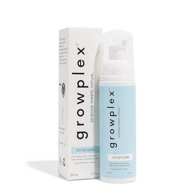 Espuma de minoxidil al 5% con bloqueo DHT