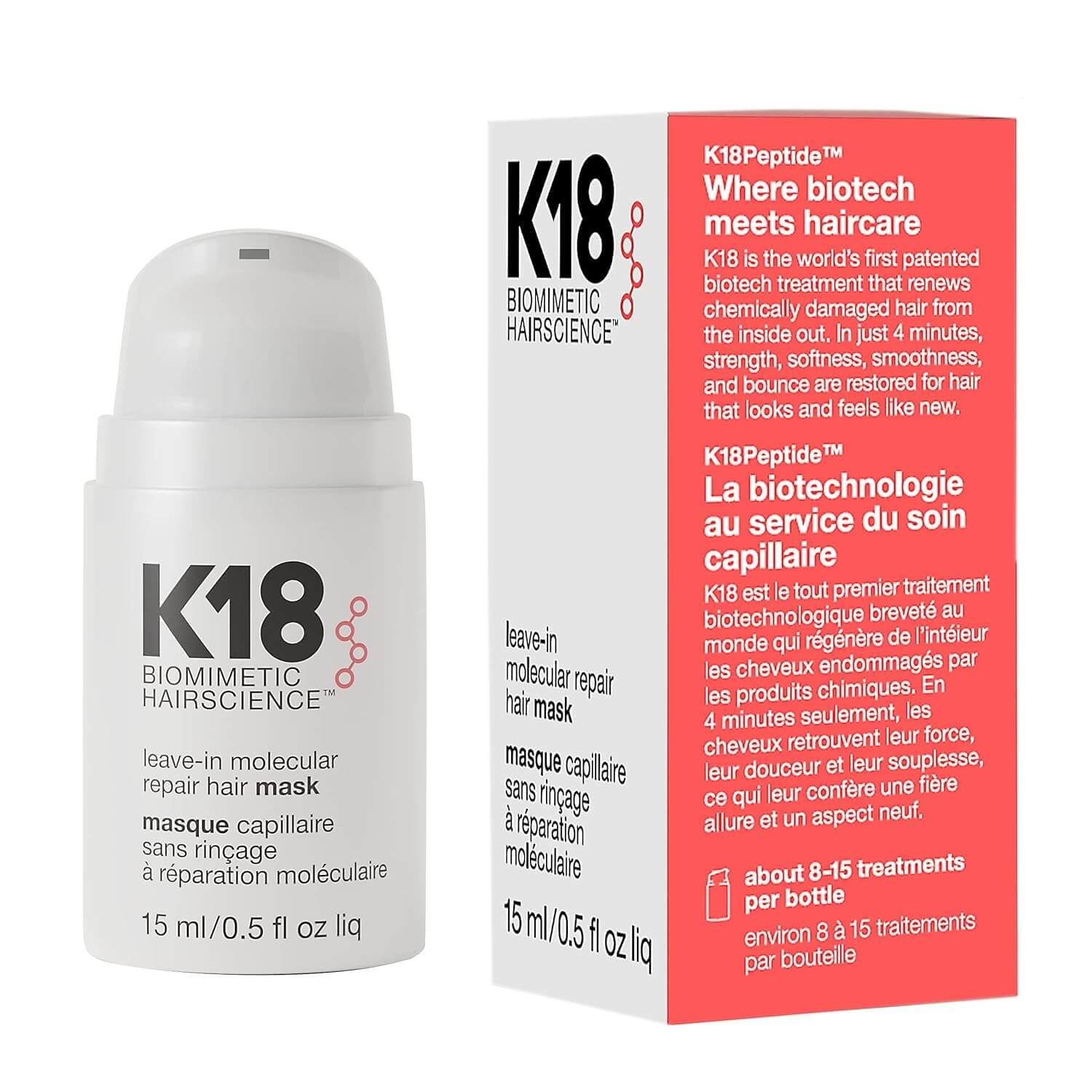 Mascarilla Molecular Capilar Sin Enjuague