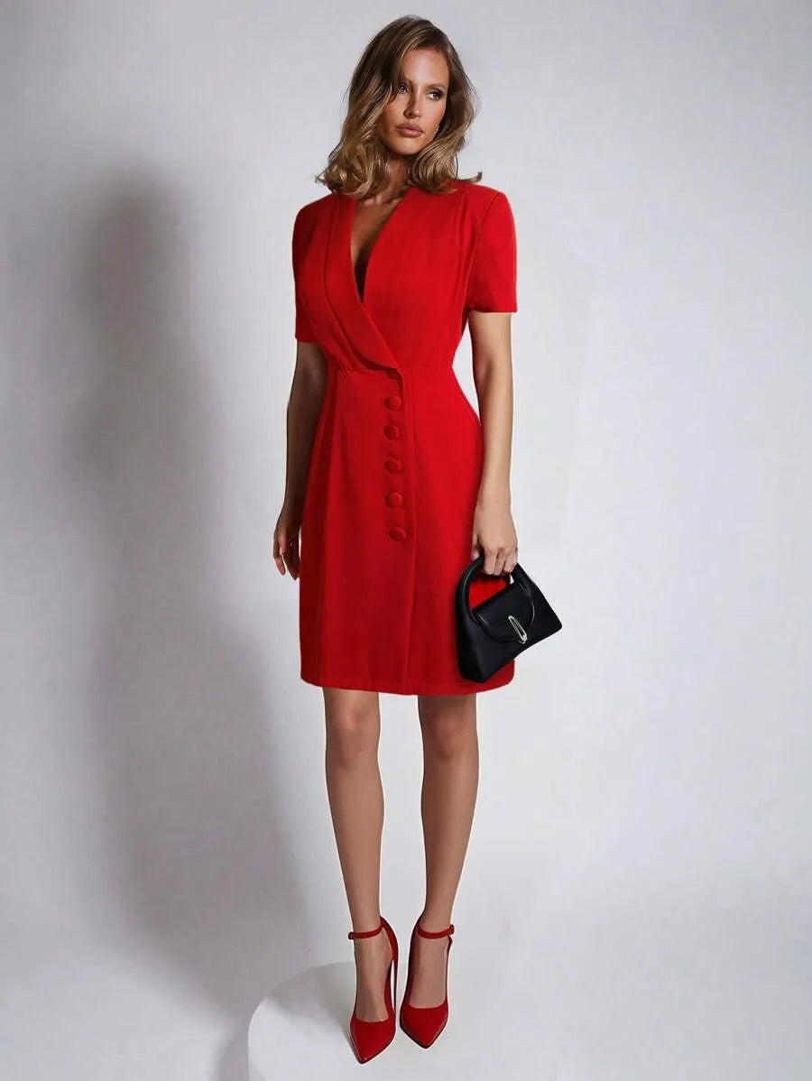 Vestido corto elegante para mujer
