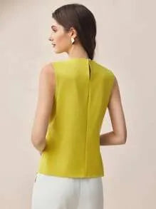 Top de mujer con cintura sin mangas