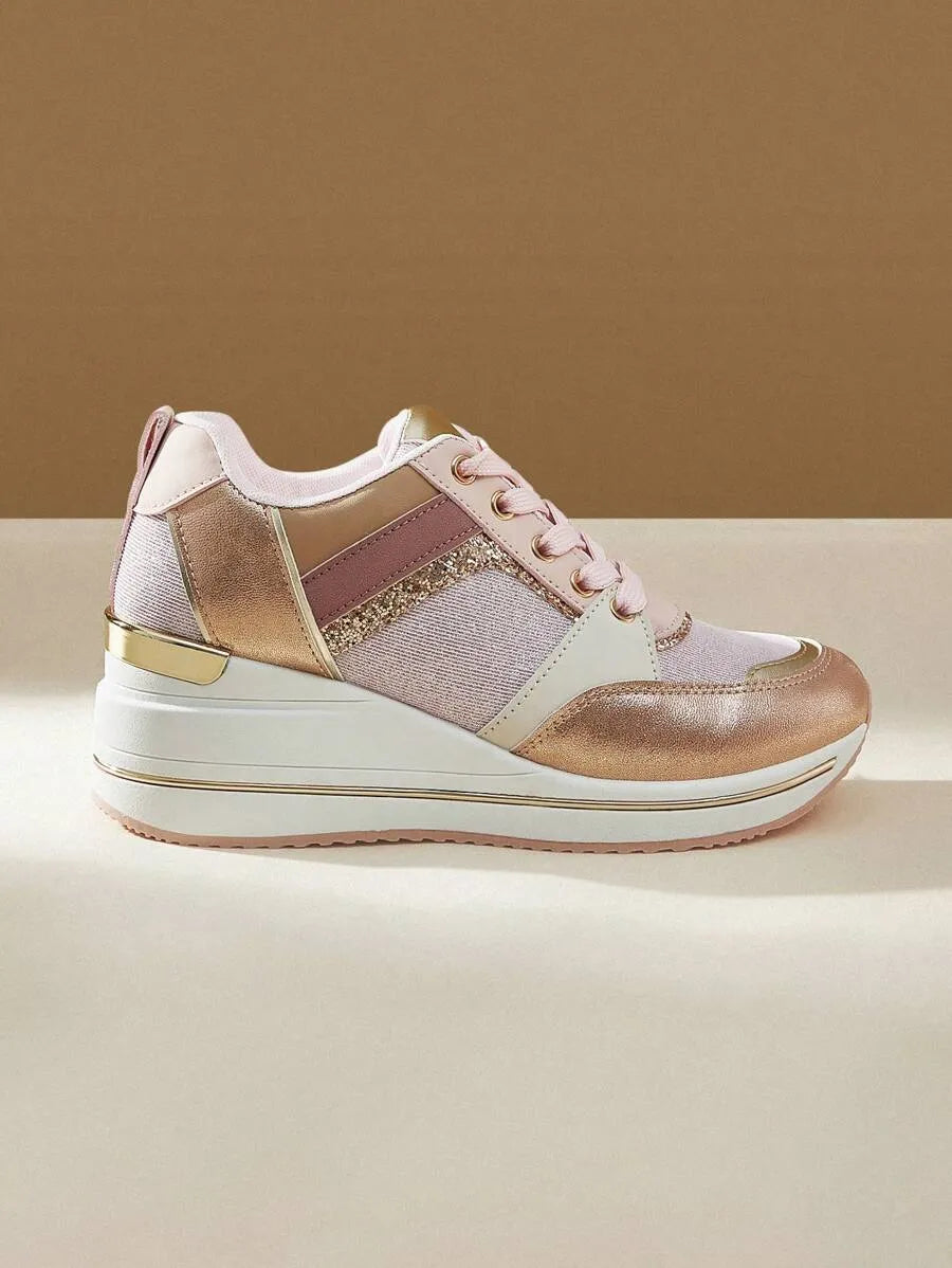 Tenis tacon de tacon para mujer
