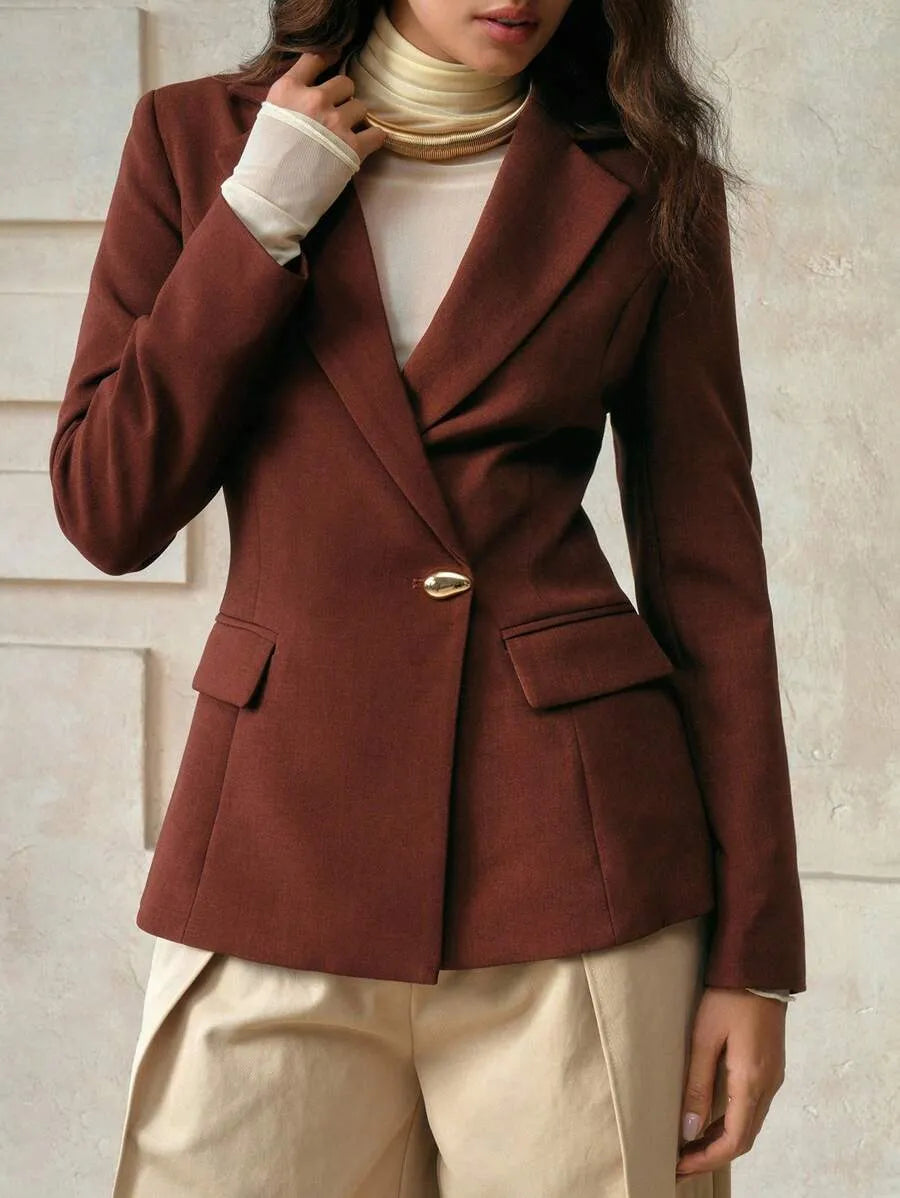 Blazer elegante y profesional entallado para