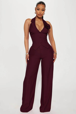 Conjunto chaleco y pantalones