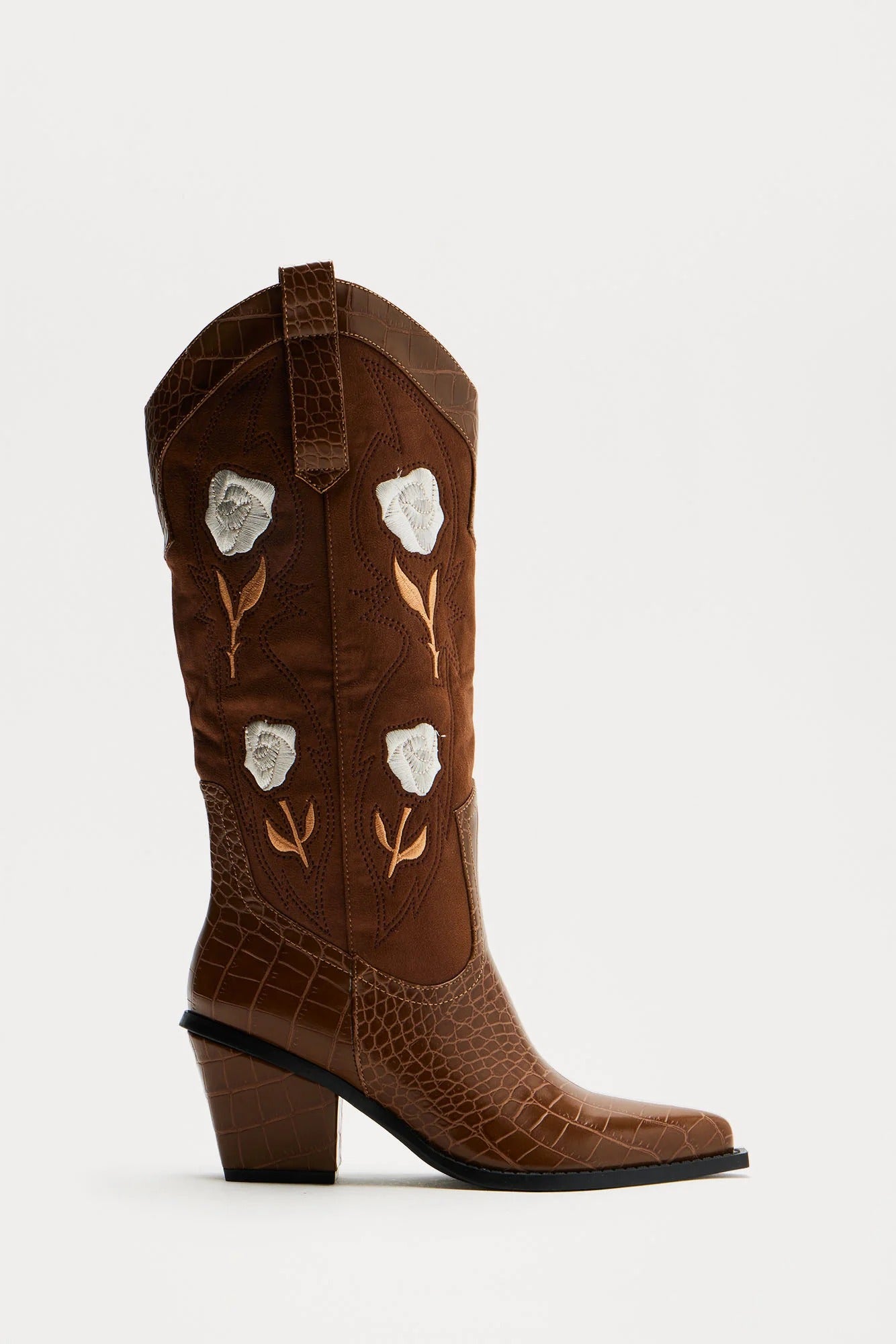 Botas vaqueras bordadas