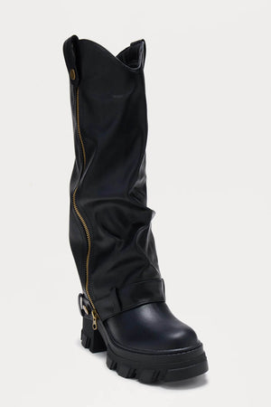 Botas tipo militar doble capa