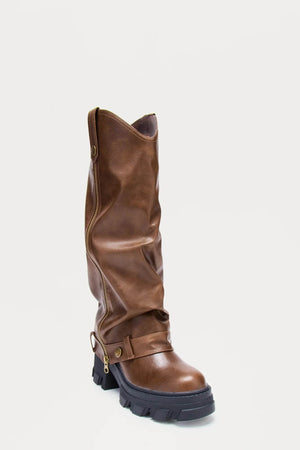Botas tipo militar doble capa