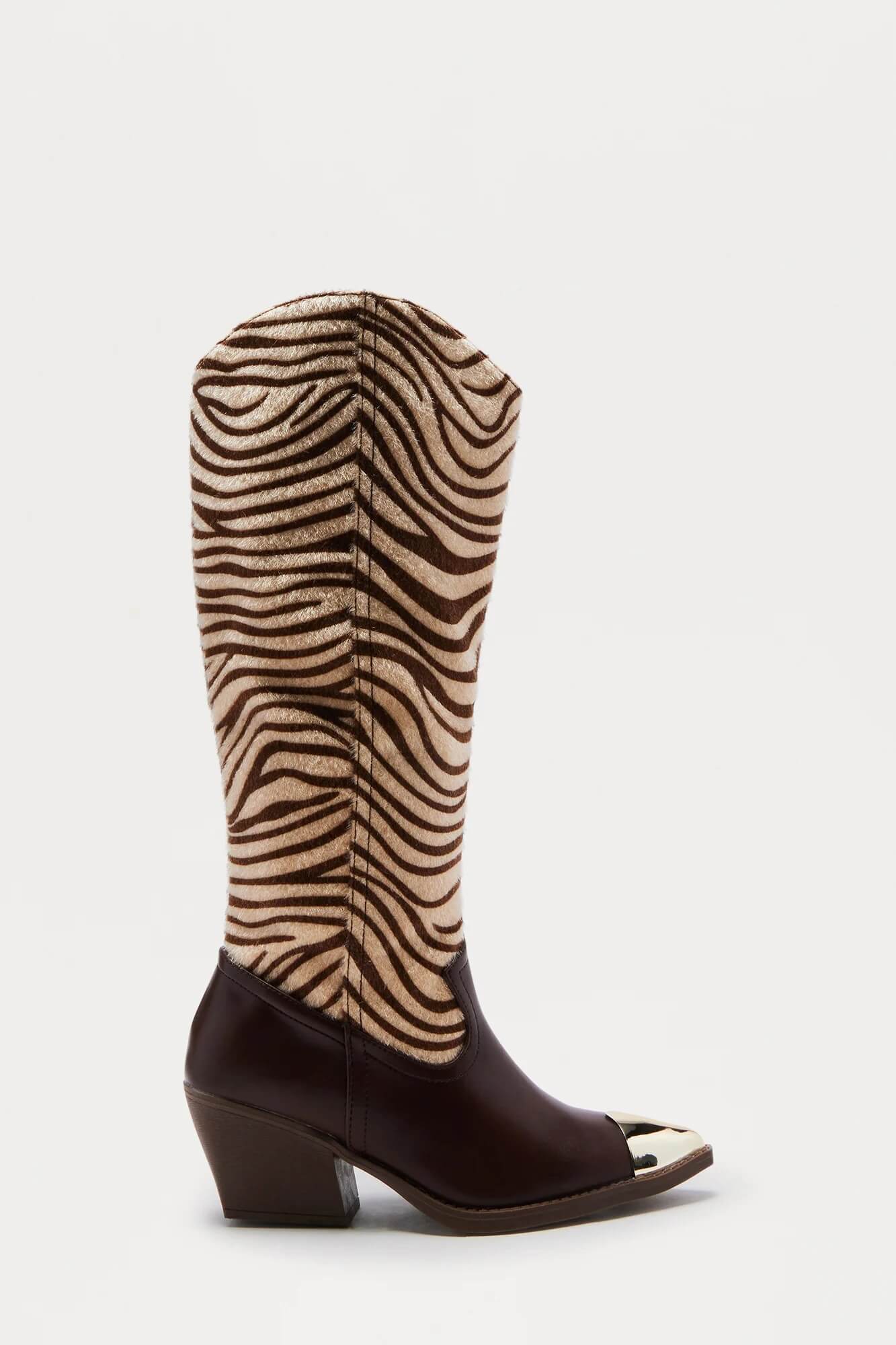 Botas vaqueras rayas