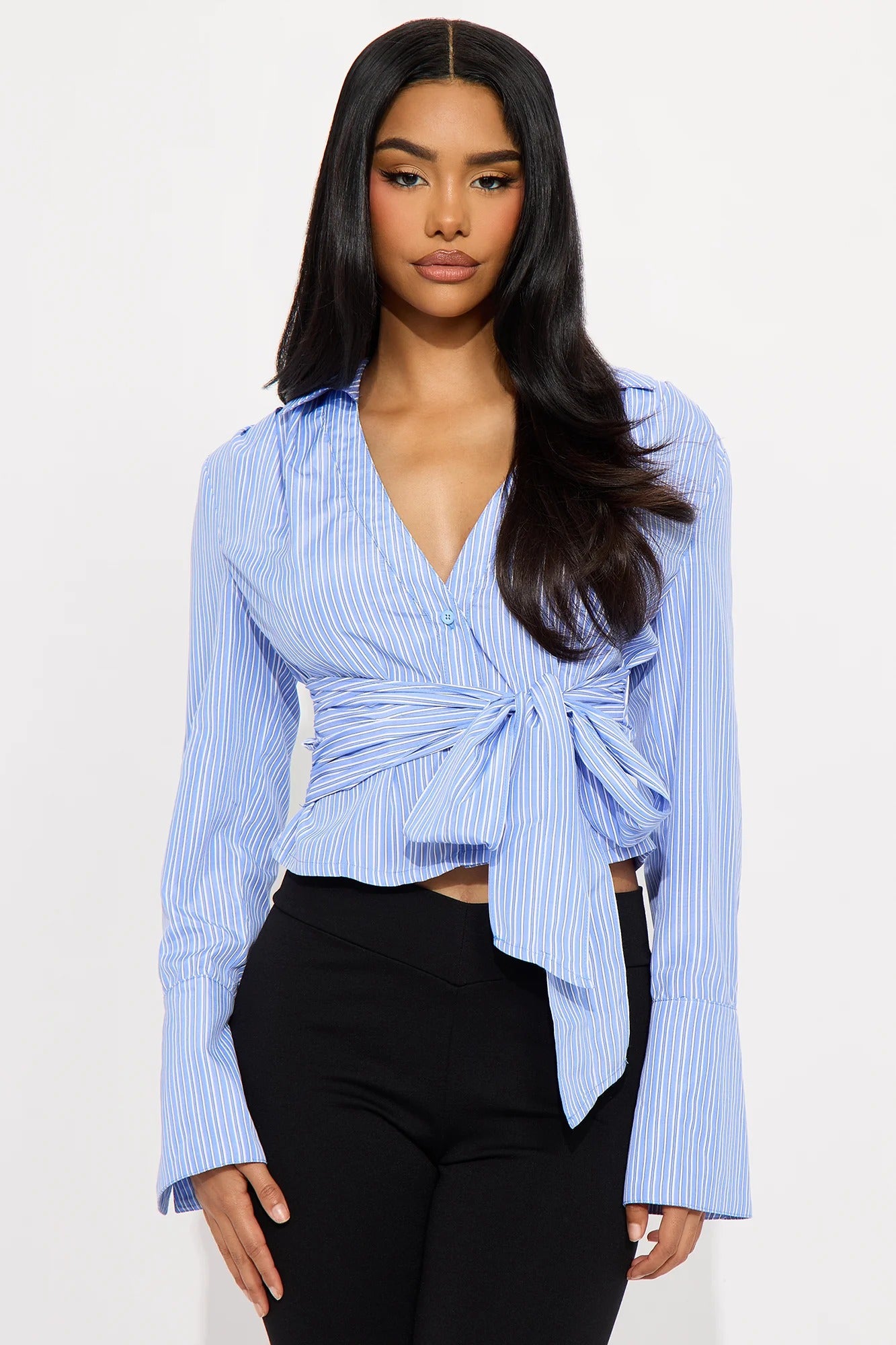 Blusa Fun With Me Stripes Poplin