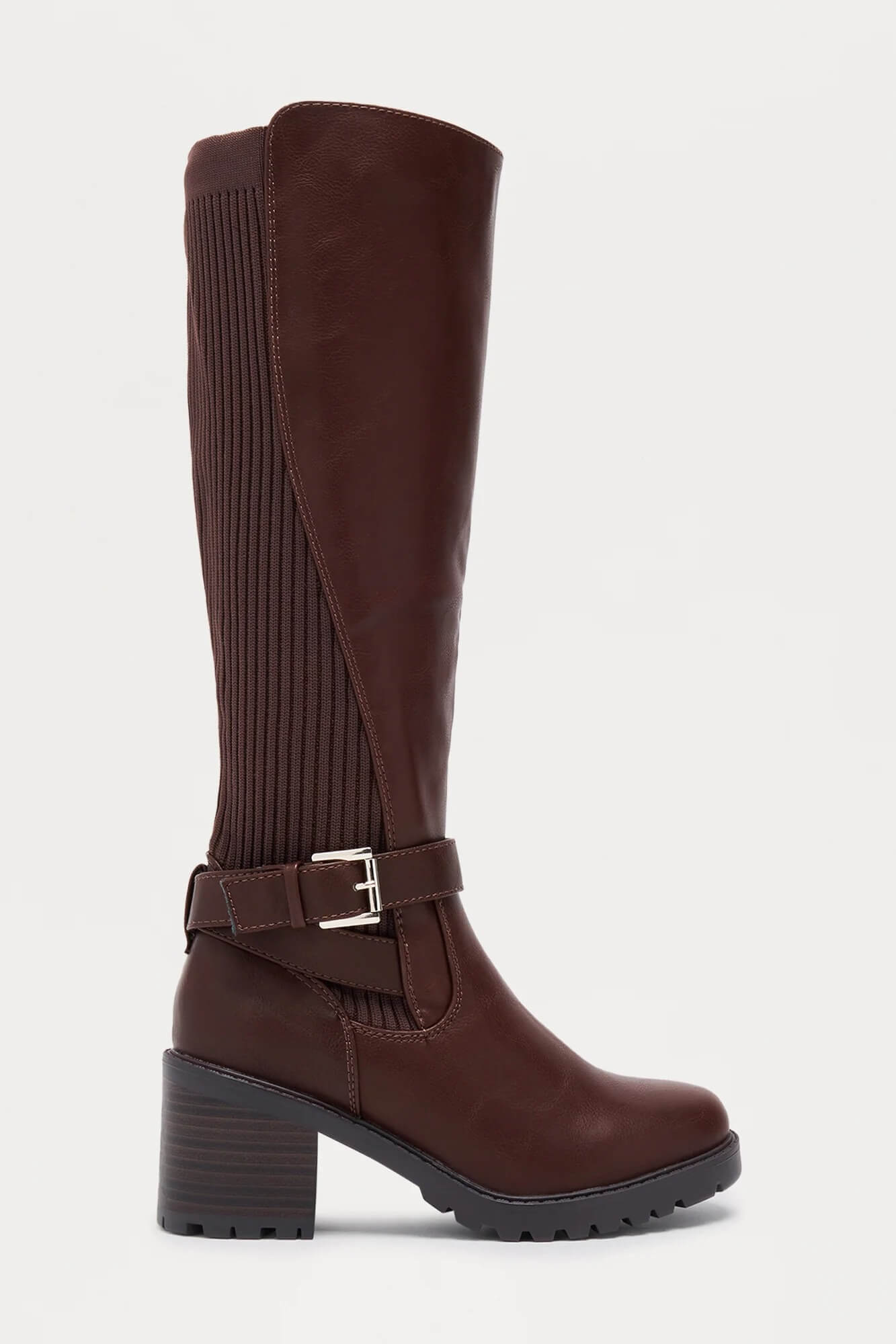 Botas de tacon cuadrado