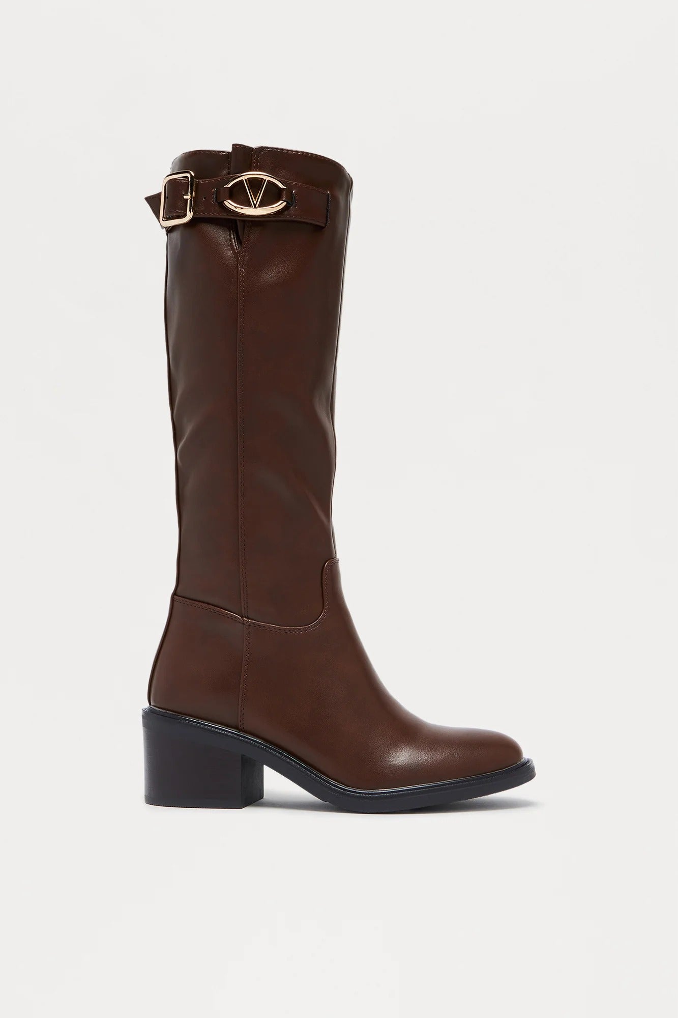 Botas planas de tacon