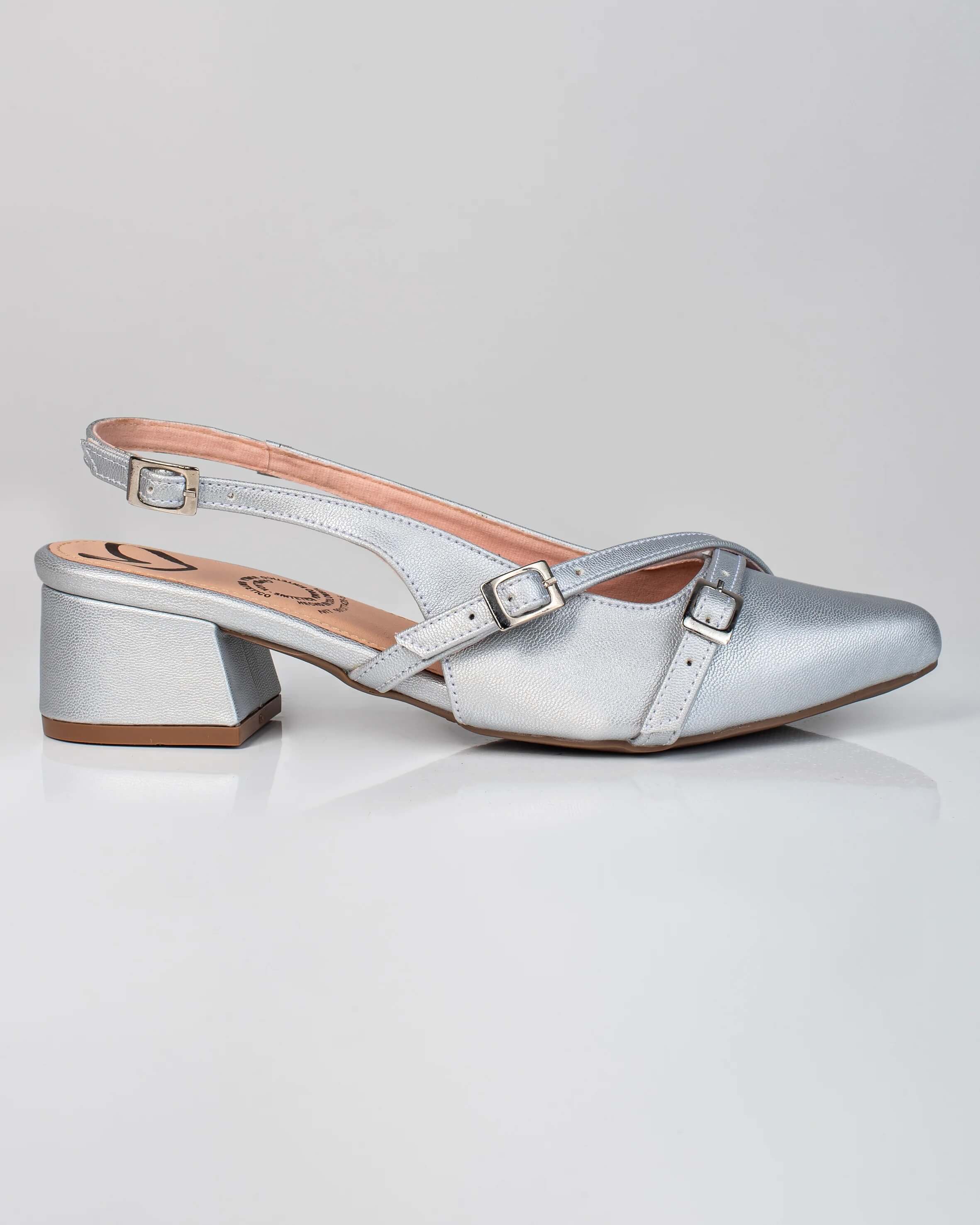 Zapato tacón bajo