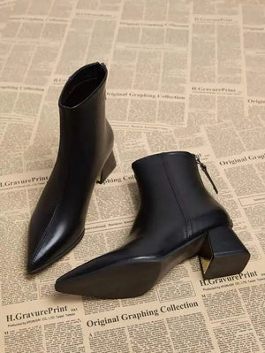 Botines de mujer de punta