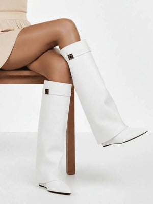 Botas de tiburón plegables para mujer