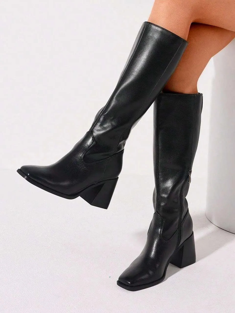 Botas de media pantorrilla para mujer
