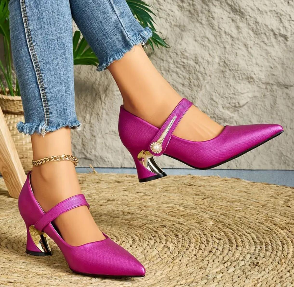 Zapatos de Tacón punta