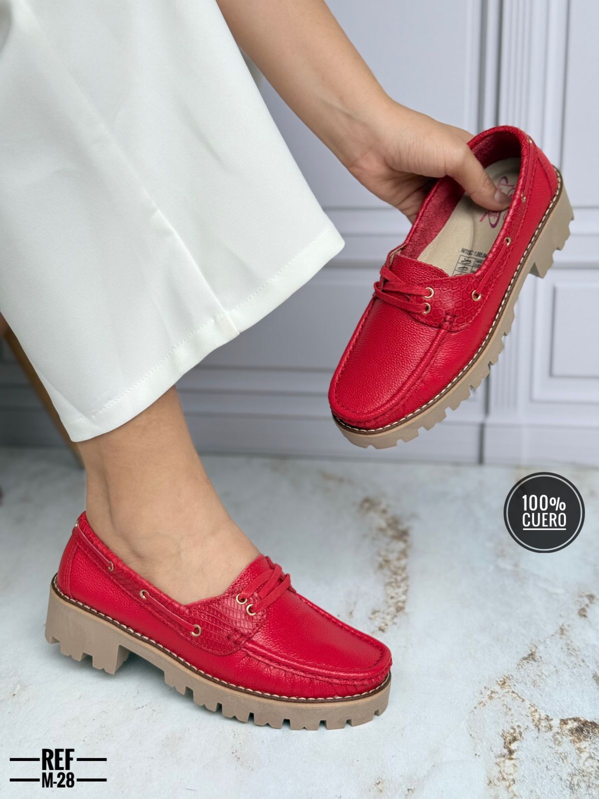 Mocasines de Cuero