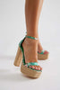 Clocked Out Heeled Sandals