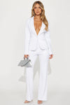 Set de 2 piezas de blazer y pantalones