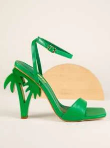 Tacones decoración palmera