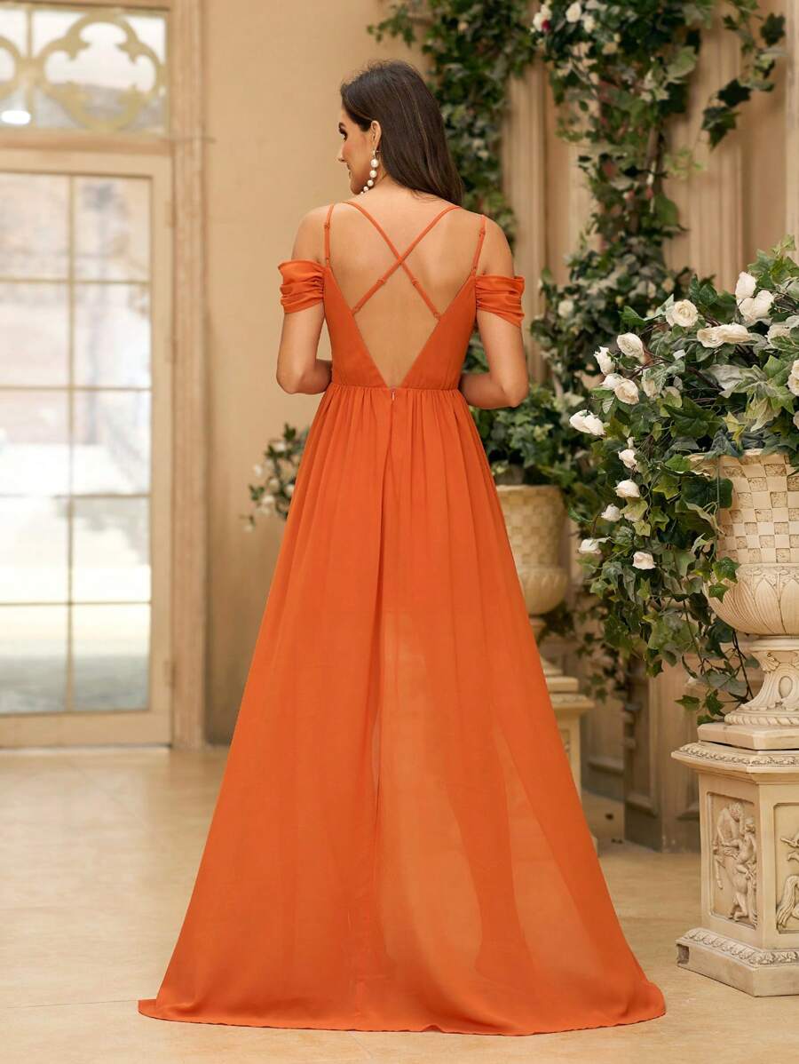 Vestido de dama de honor elegante para mujeres