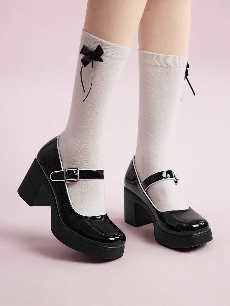 Zapatos de tacón alto para mujeres, dulces y transpirables