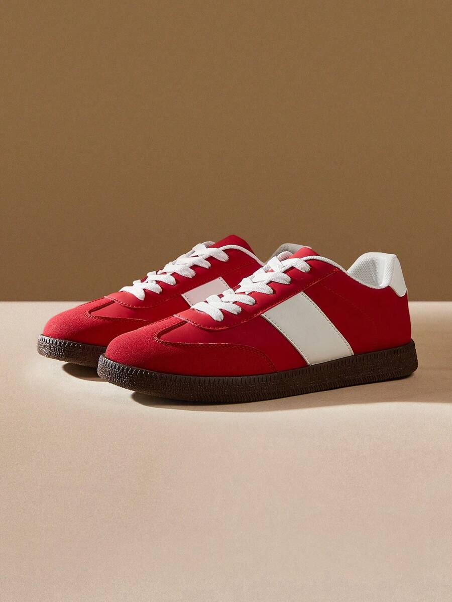 Zapatillas de lona vulcanizada con estilo retro alemán