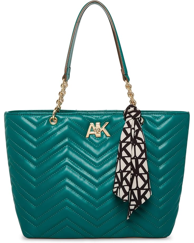 Anne Klein  Quilted Chain Tote with Turnlock