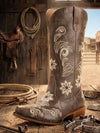Botas de vaquera bordadas