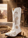 Botas de vaquera bordadas