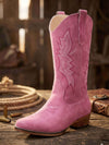Botas de vaquera con punta puntiaguda