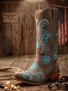 Botas de vaquera bordadas