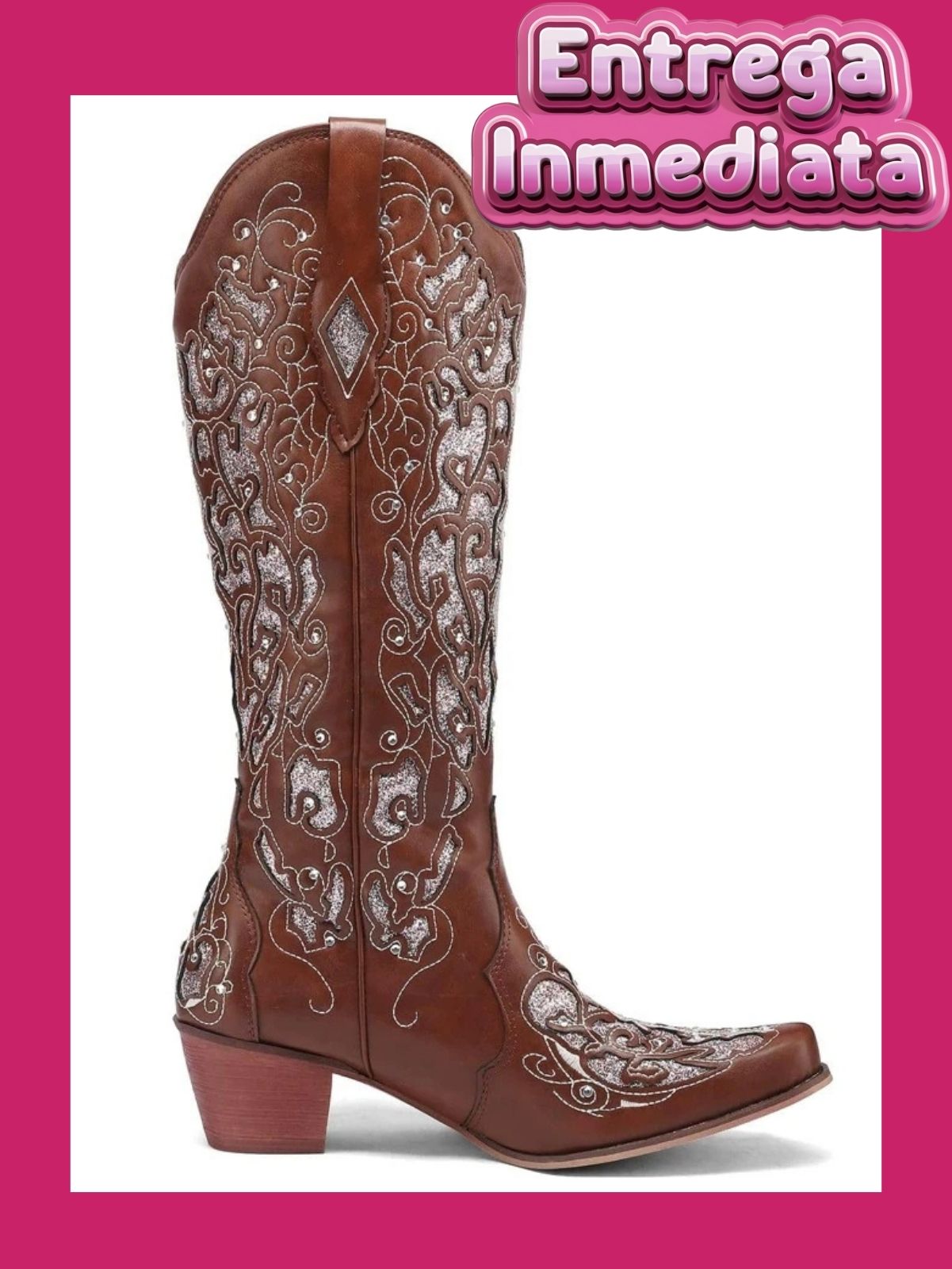 Botas de moda de mujer Geométrico Cremallera lateral