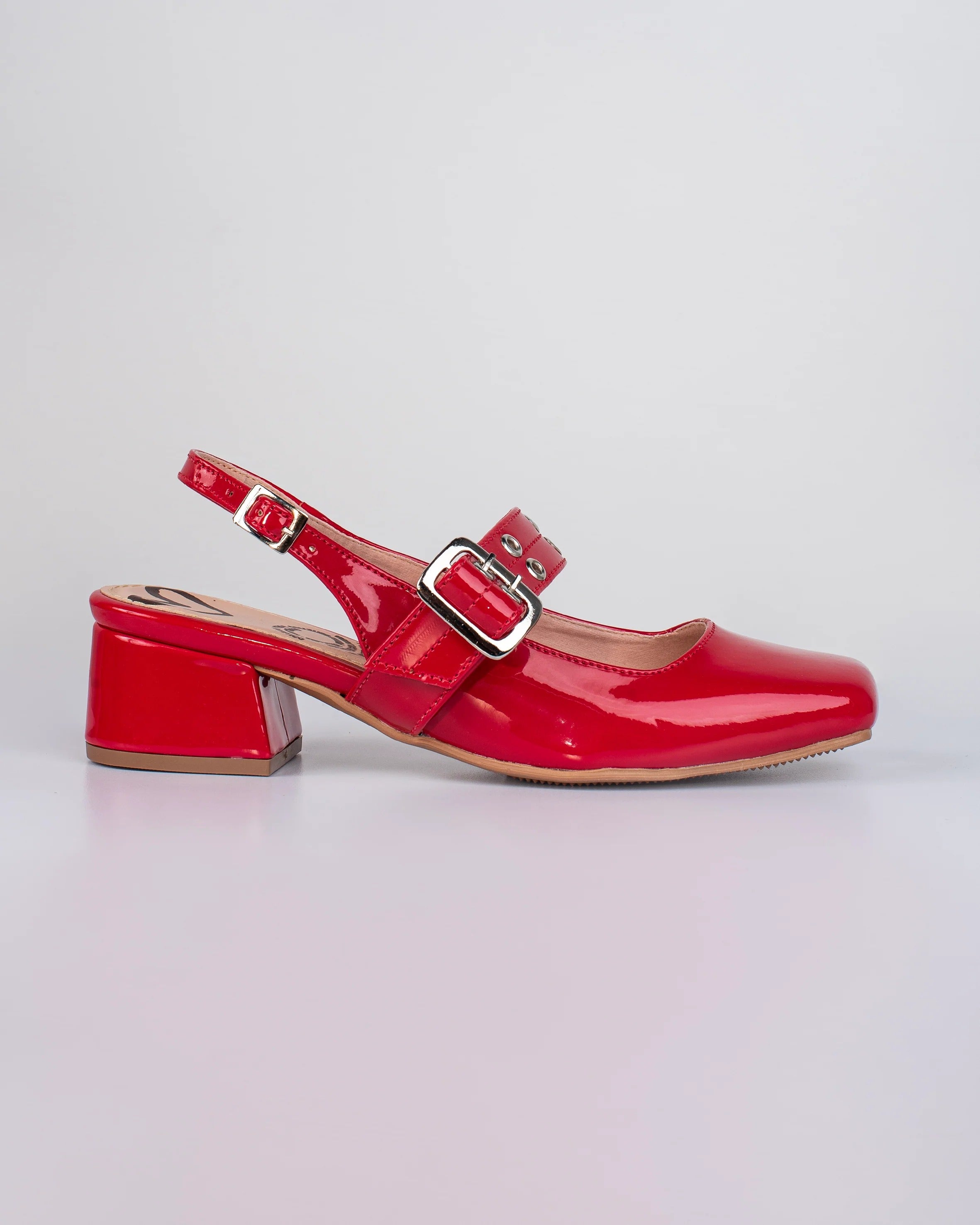 Zapato tacón bajo
