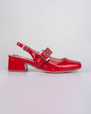 Zapato tacón bajo