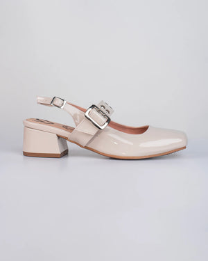 Zapato tacón bajo