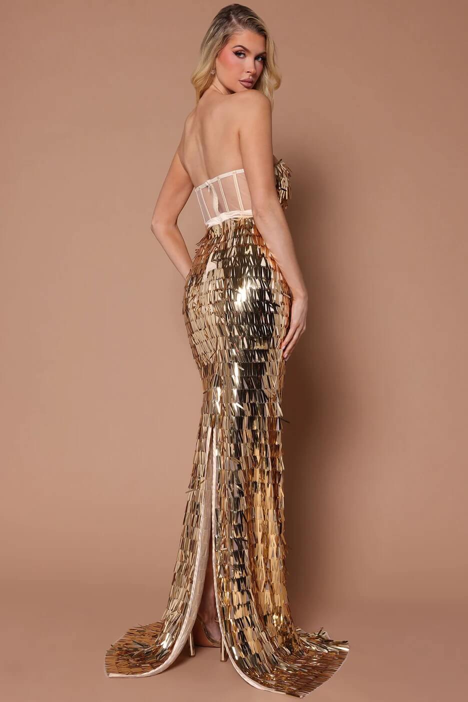 DELUXE The Edwards Sequin Gown