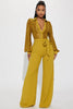 DELUXE Making Money Moves Jumpsuit - Chartreuse