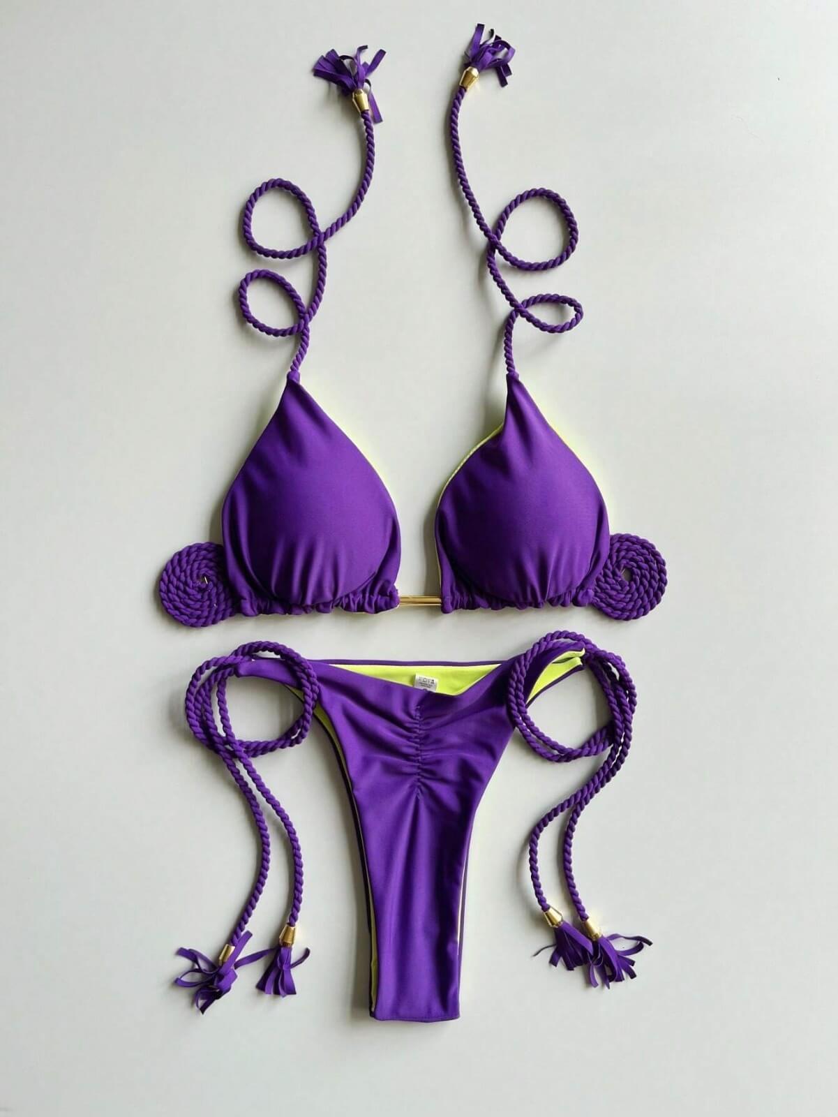 Conjunto De Bikini Sexy De Mujer