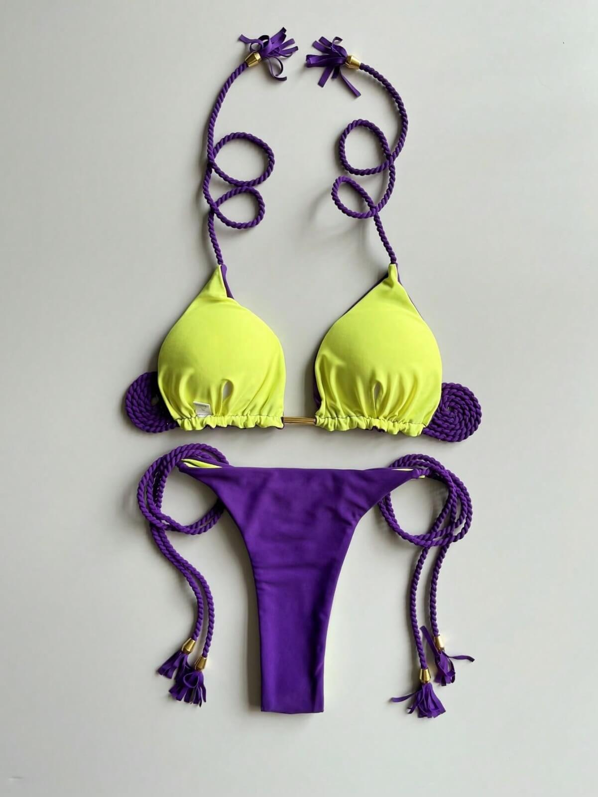 Conjunto De Bikini Sexy De Mujer