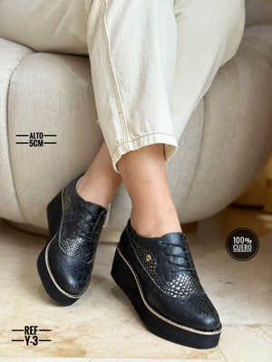 Zapatos oxford cuero