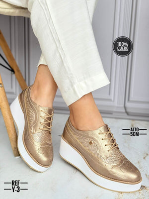 Zapatos oxford cuero