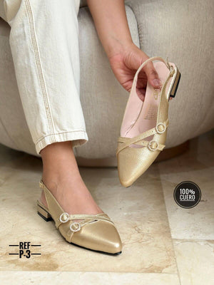 Baletas de cuero